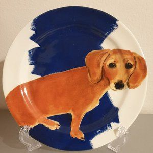 Decorative Plate "Dutchshunt" by Sally Muir for Anthropologie